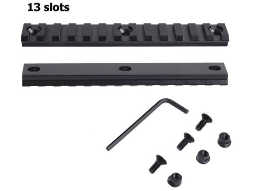 alt="TRILHO 20 MM 13 SLOTS KEY MOD"