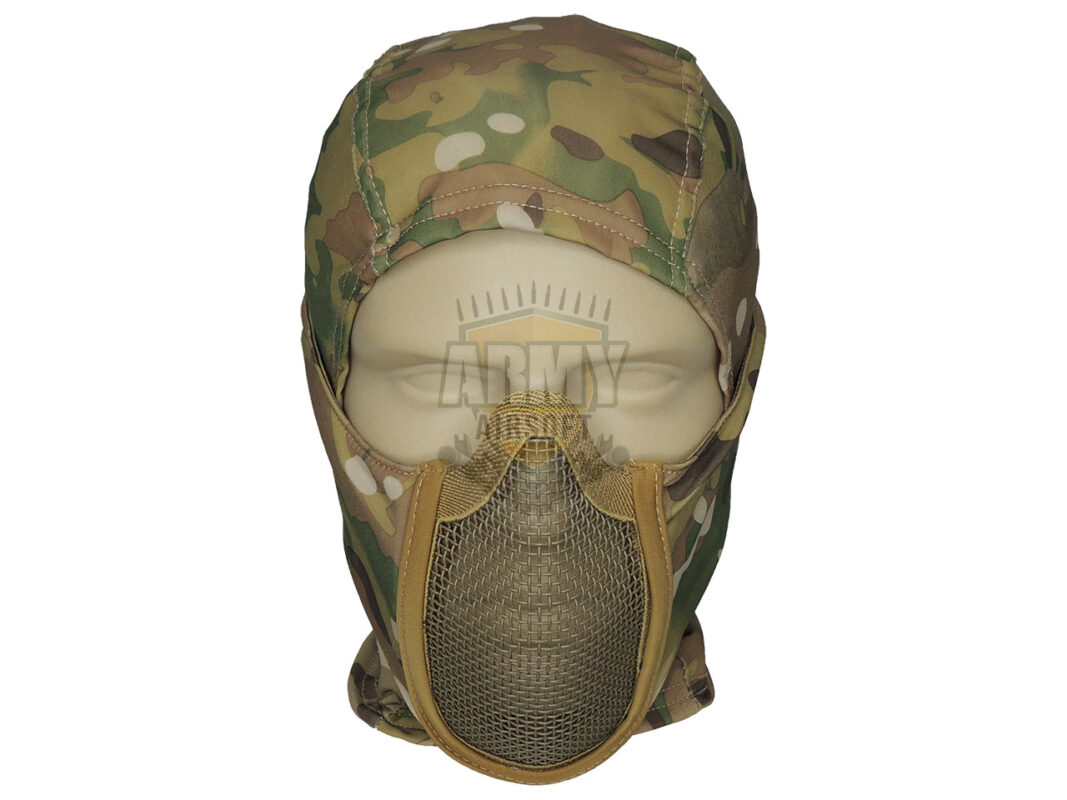 BALACLAVA COM TELA MULTICAM Army Airsoft