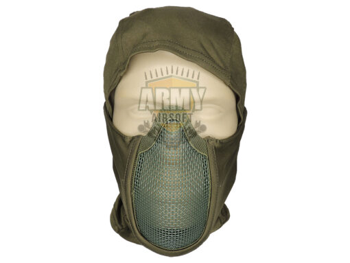 alt="BALACLAVA COM TELA VERDE MILITAR"