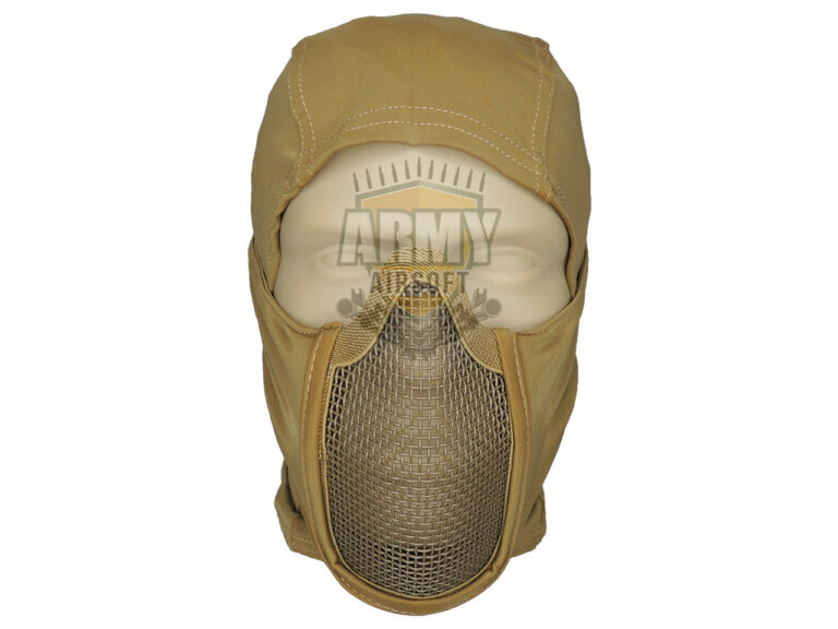 BALACLAVA COM TELA TAN Army Airsoft