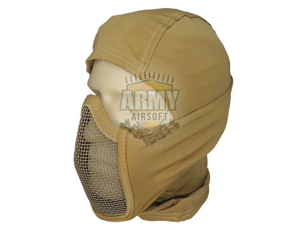 BALACLAVA COM TELA TAN Army Airsoft