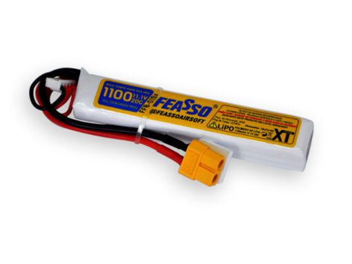 alt="BATERIA LIPO 11.1V 1100 MAH PLUG XT60 - FFB-019X FEASSO"