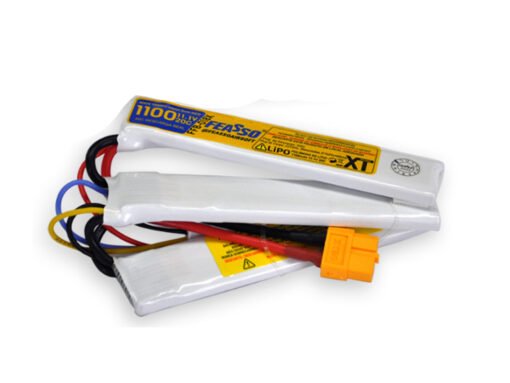 alt="BATERIA LIPO 11.1V 1100 MAH PLUG XT60 - FFB-018X FEASSO"