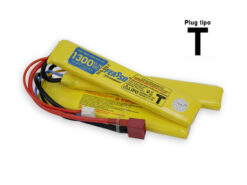 alt="BATERIA LIPO 11.1V 1300MAH COM PLUG DEANS T 1 CÉLULA FFB022T FEASSO"