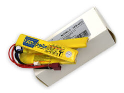 alt="BATERIA LIPO 11.1V 1300MAH COM PLUG DEANS T 1 CÉLULA FFB022T FEASSO"