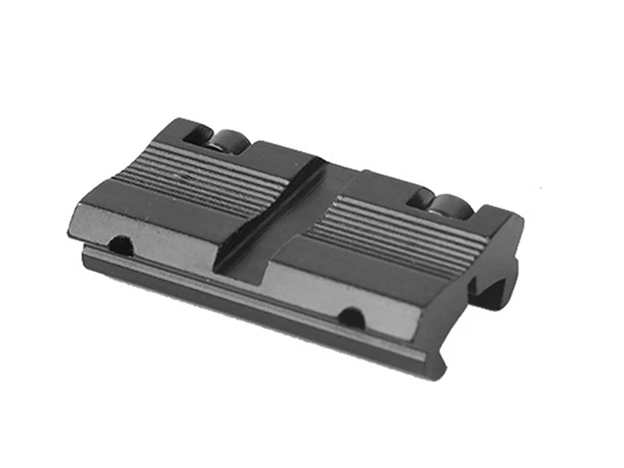 alt="ADAPTADOR / ELEVADOR DE TRILHO 11 MM PARA 22 MM - 1 SLOTS"