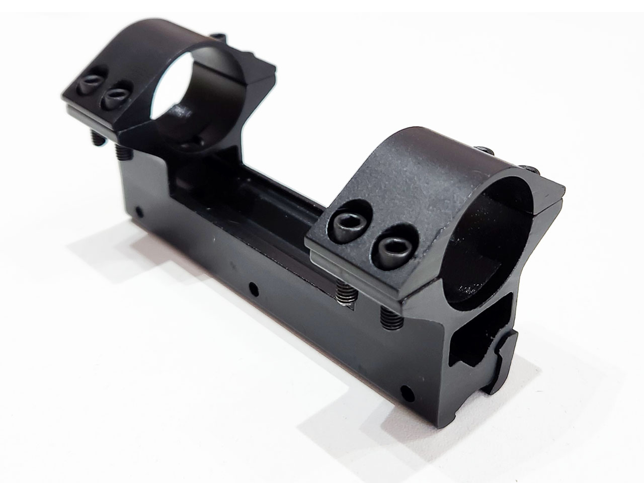 alt="MOUNT ÚNICO ALTO PARA TRILHOS 11 MM - DIÂMETRO DO ANEL 25 MM - ROSSI"