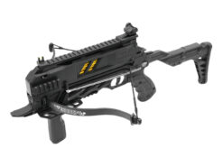 alt="Balestra / Besta Recurva 80 Libras Sobek MK-TCS3-BK, Com carregador de 7 setas, Preto - Man Kung"