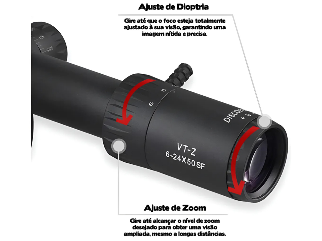 alt="LUNETA DISCOVERY VT-Z 6-24X50SF FFP"