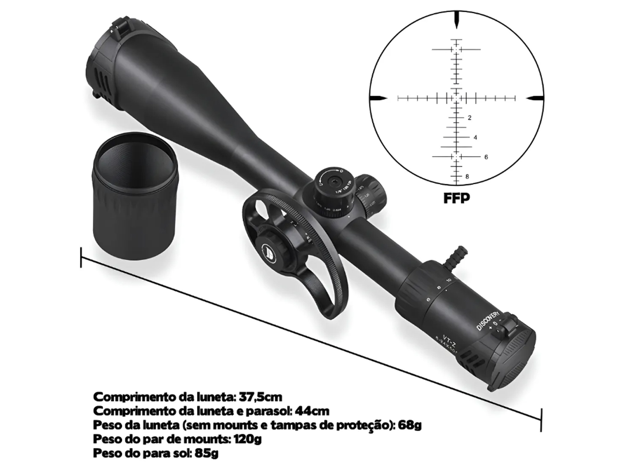alt="LUNETA DISCOVERY VT-Z 6-24X50SF FFP"