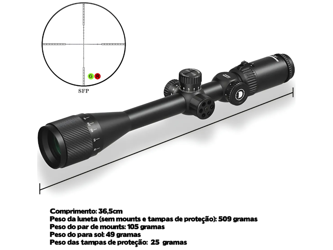 alt="LUNETA DISCOVERY VT-R 6-24X42 AOAC"