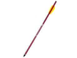 alt="Seta/flecha de Alumínio de 16 polegadas, Vermelha para balestras - EK Archery"