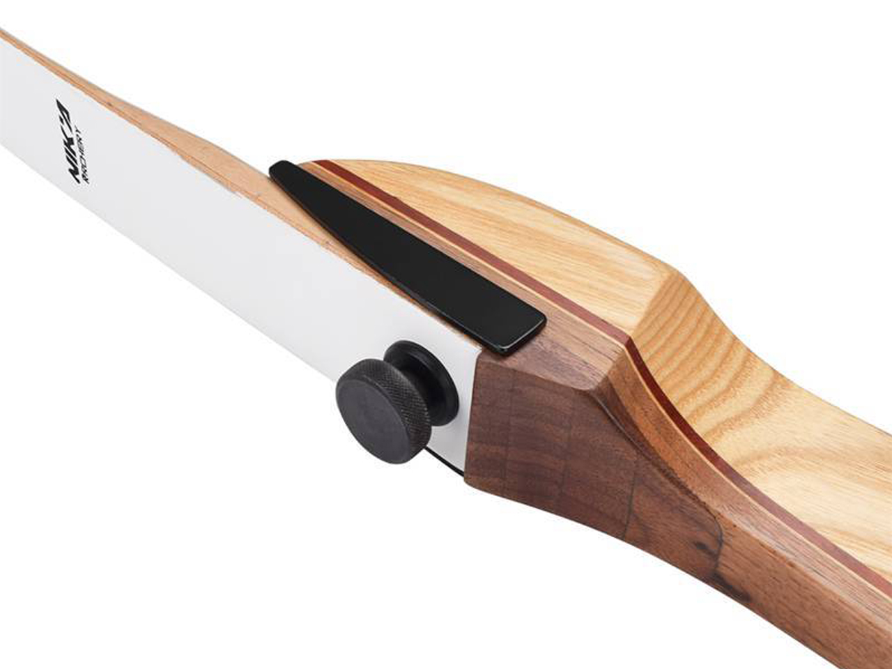 alt="Arco recurvo de madeira, 70" / 30 Lbs, para destros - Elong"