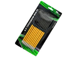 alt="Kit com 10 Seta/flecha de alumínio, 6,5" para balestras de 80 libras SOBEK - Man Kung"