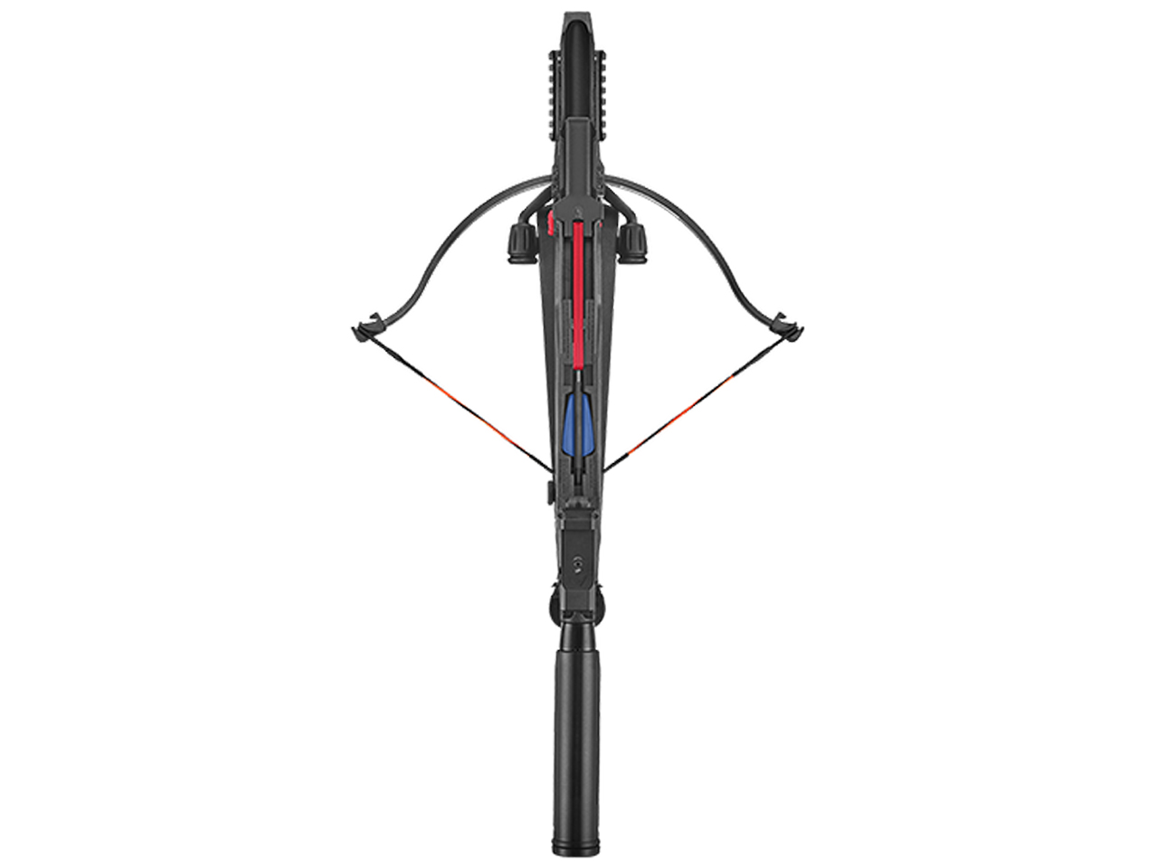 alt="Balestra recurva 130 Libras, Com carregador, Preta Cobra System RX ADDER - Ek Archery"