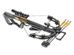 alt="Balestra composta 185 Libras, Preta GUILLOTINE-M - EK Archery"