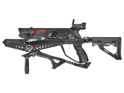 alt="Balestra recurva 130 Libras, Com carregador, Preta Cobra System RX ADDER - Ek Archery"