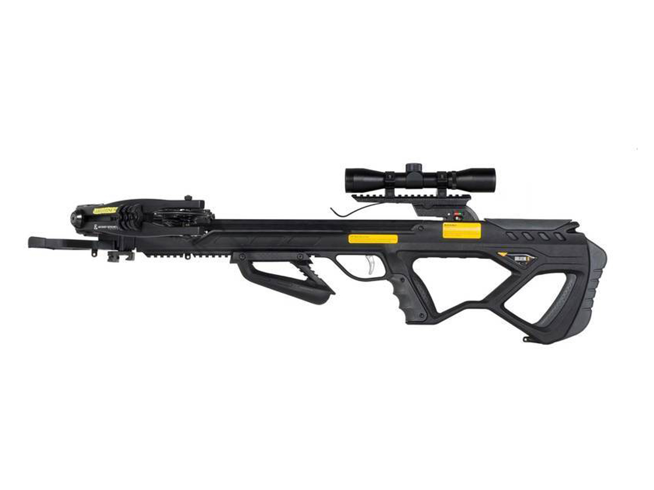 alt="Balestra composta 185 Libras, Preta GUILLOTINE-M - EK Archery"