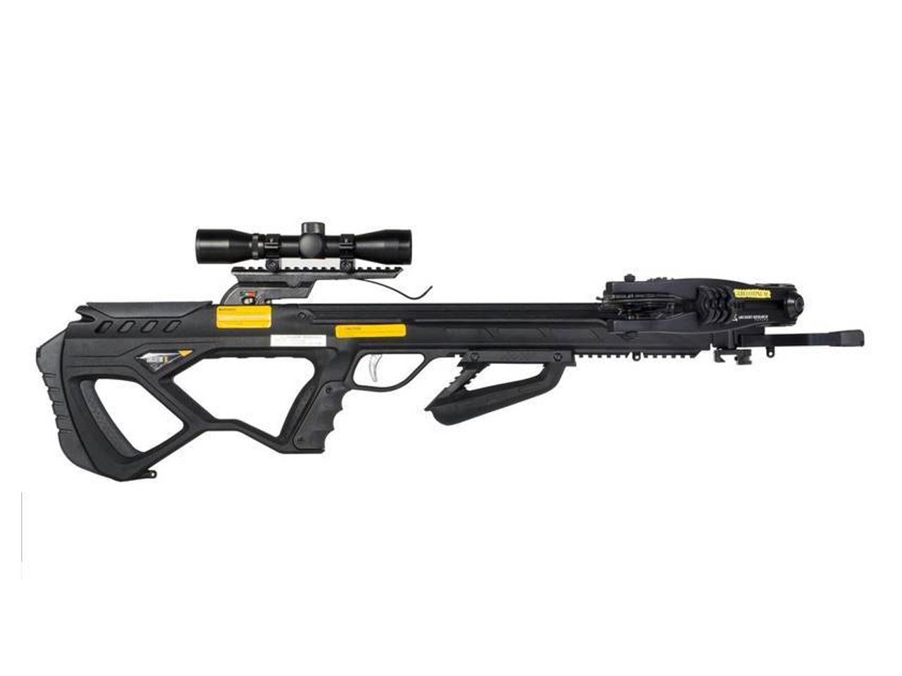 alt="Balestra composta 185 Libras, Preta GUILLOTINE-M - EK Archery"