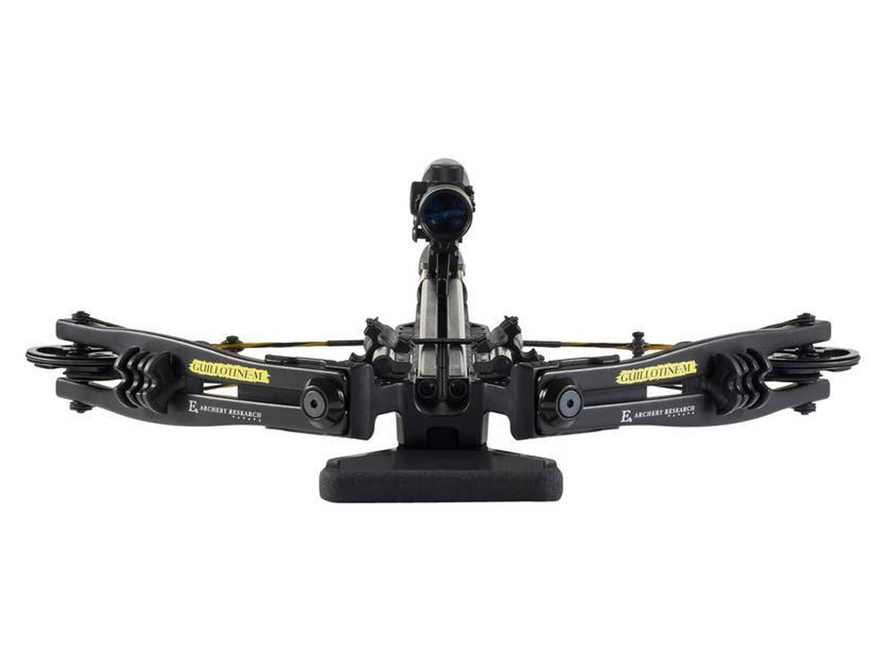alt="Balestra composta 185 Libras, Preta GUILLOTINE-M - EK Archery"