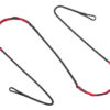 alt="Corda de disparo preto/vermelho para Arco composto EXTERMINATOR - EK Archery"