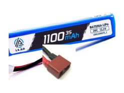 alt="Bateria Lipo Leão - 11.1 V 1100 mAh 1 Célula - Plug Deans T"