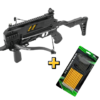 alt="Balestra / Besta Recurva 80 Libras Sobek MK-TCS3G, Com carregador de 7 setas, Verde - Man Kung"