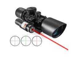 alt="Luneta Rossi 3-10 x 42 EGC Laser Ris Aluminio p/ 22 mm"