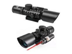 alt="Luneta Rossi 3-10 x 42 EGC Laser Ris Aluminio p/ 22 mm"