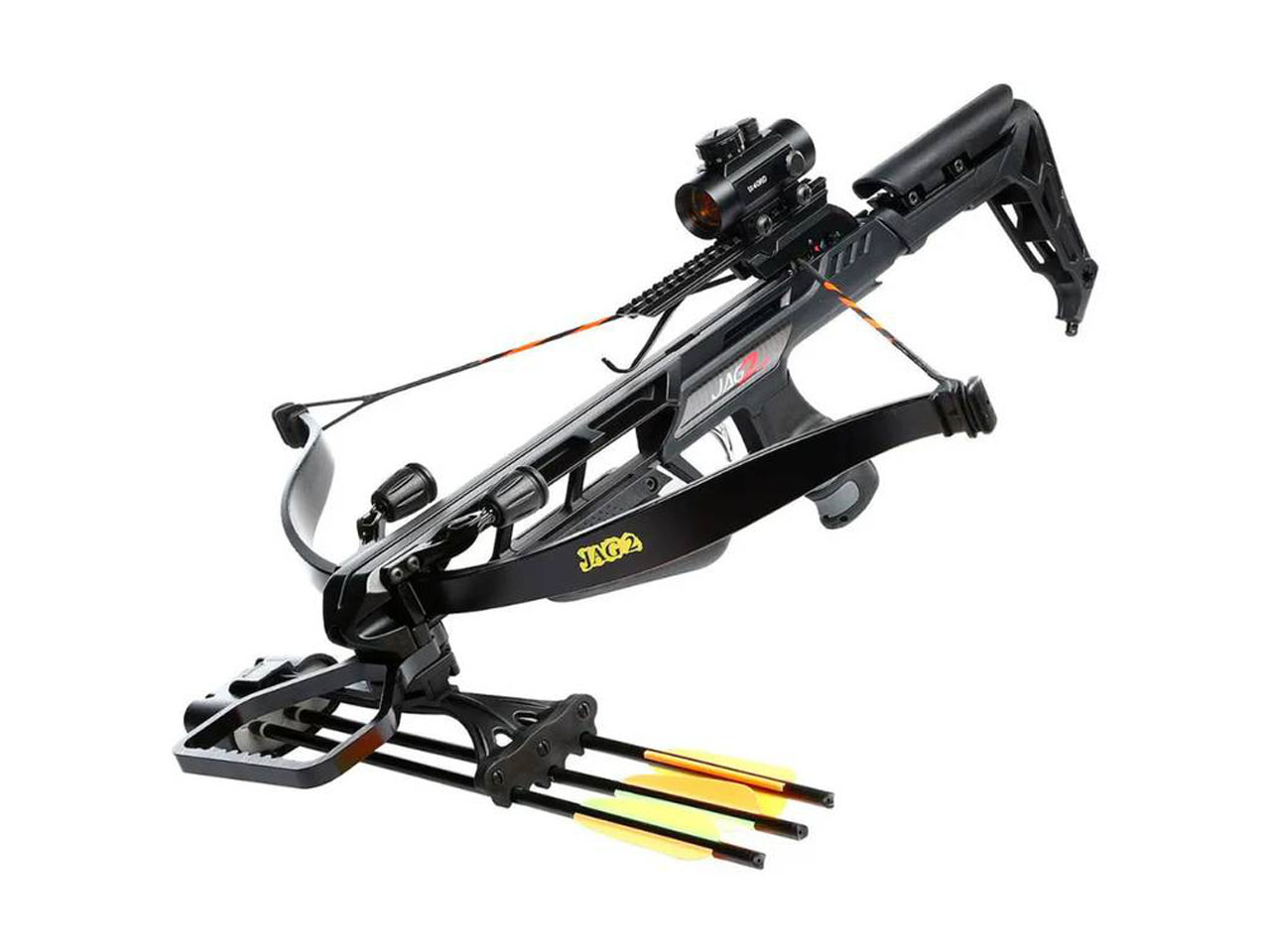 alt="Balestra Recurva 175 Libras Jaguar JAG 2 PRO - Preto de Luxo - EK Archery"