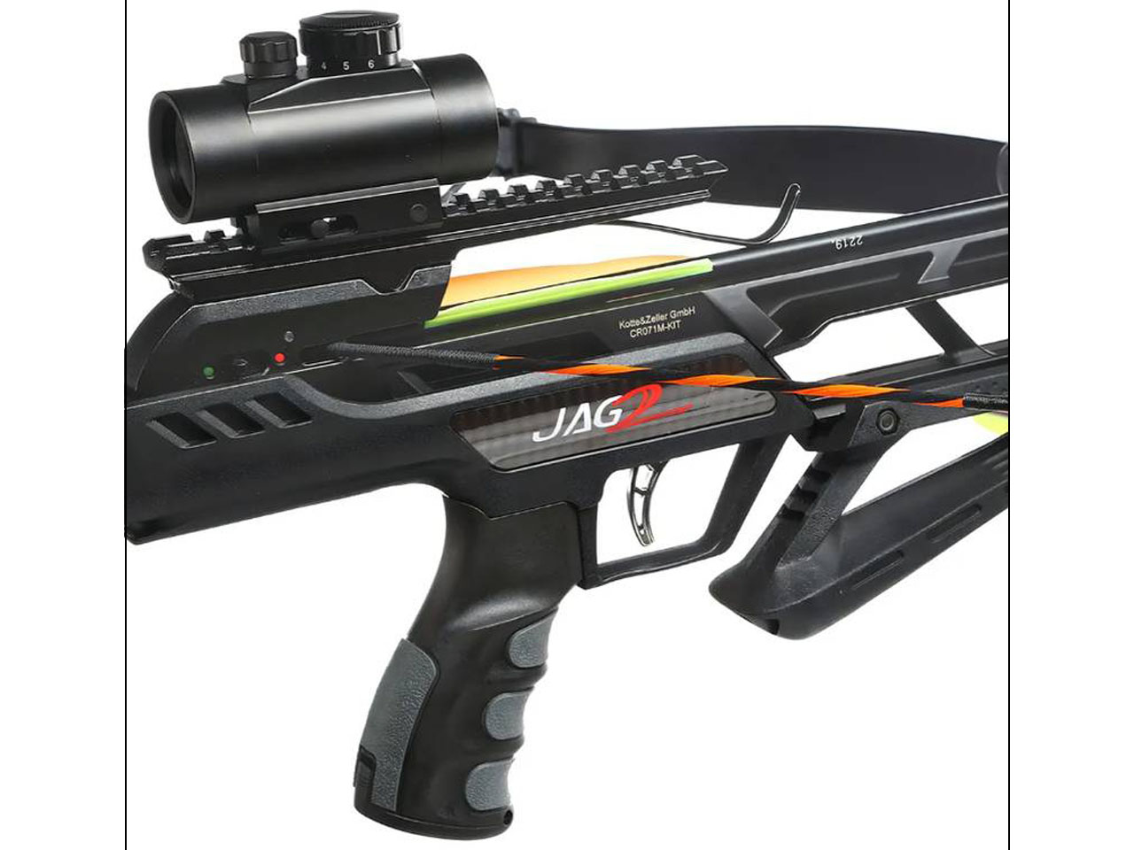 alt="Balestra Recurva 175 Libras Jaguar JAG 2 PRO - Preto de Luxo - EK Archery"