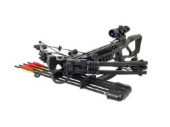 alt="Balestra composta 185 Libras Fighter, Preta de luxo (Xb86bk) - Man Kung"