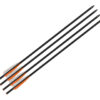alt="Seta/flecha de Fibra de Carbono 22 Polegadas, Preta para balestras - Man Kung"